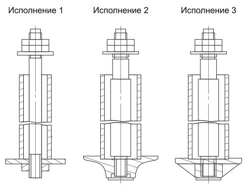 Болты съемные тип 4 исполнение 2